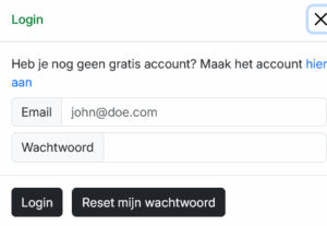 Account aanmaken